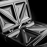 Russell Hobbs Multifunktionsgerät 3-in-1 Fiesta (Sandwich Maker, Waffeleisen, Kontaktgrill), spülmaschinengeeignete & antihaftbeschichtete Platten (erweiterbar: Cake Pop, Mini Donut, Churros) 24540-56 - 2