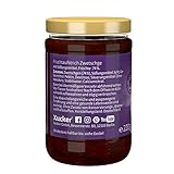 Xucker Marmelade Fruchtaufstrich-Kombi, Zwetschge & Apfel-Zimt 2 Sorten (74 % Frucht), 2 x 220 g - Xylit, ohne Gentechnik, vegetarisch, made in Berlin - 5
