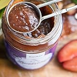 Xucker Marmelade Fruchtaufstrich-Kombi, Zwetschge & Apfel-Zimt 2 Sorten (74 % Frucht), 2 x 220 g - Xylit, ohne Gentechnik, vegetarisch, made in Berlin - 7